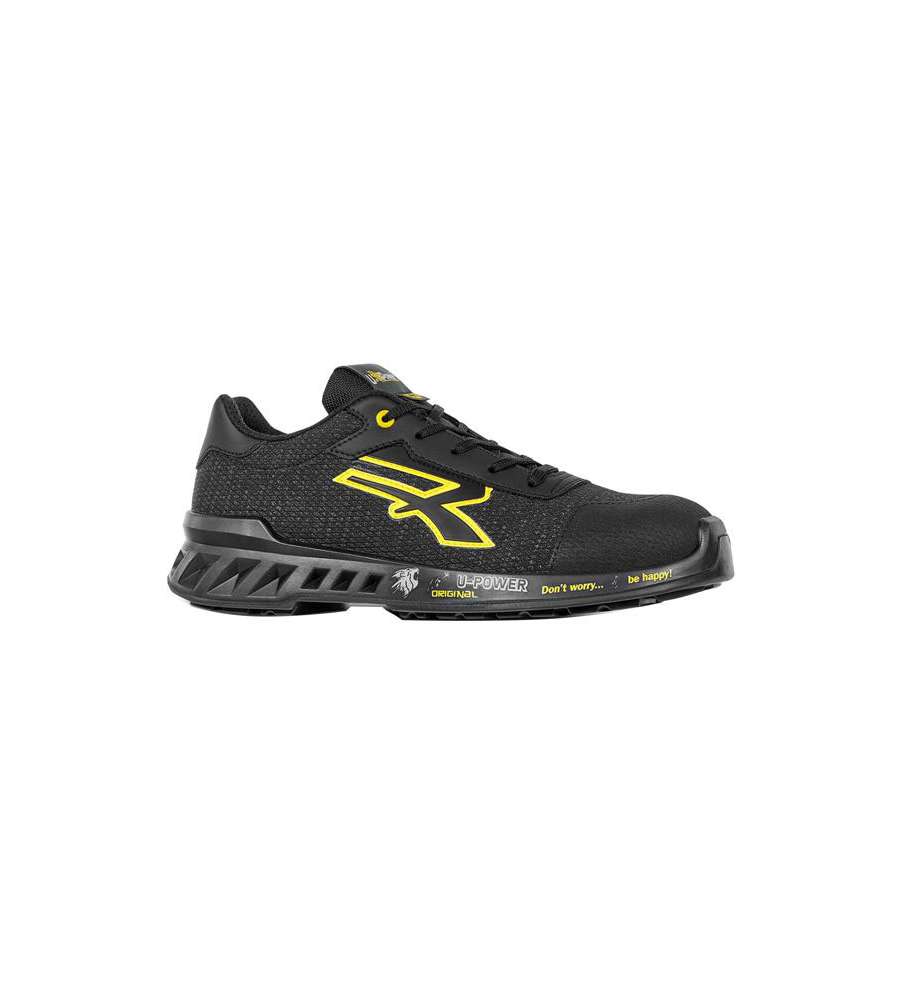 Scarpe Frank Nero/Giallo Basse 44 S1P Upower
