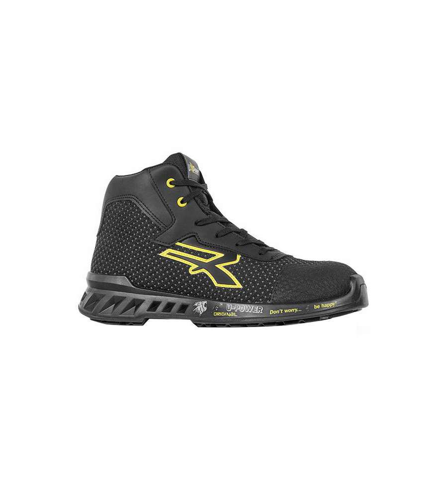 Scarpe Joe Nero/Giallo Alte 41 S3 Upower