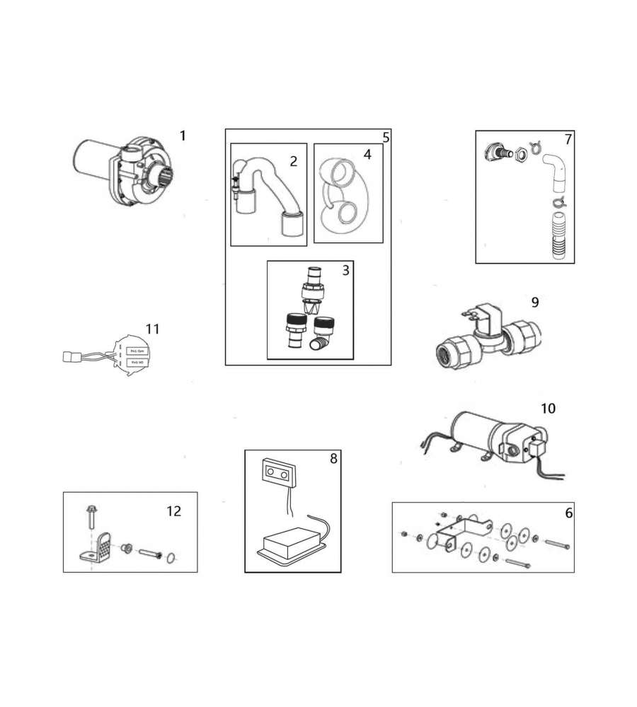 Kit Manicotti per toilettes Tecma