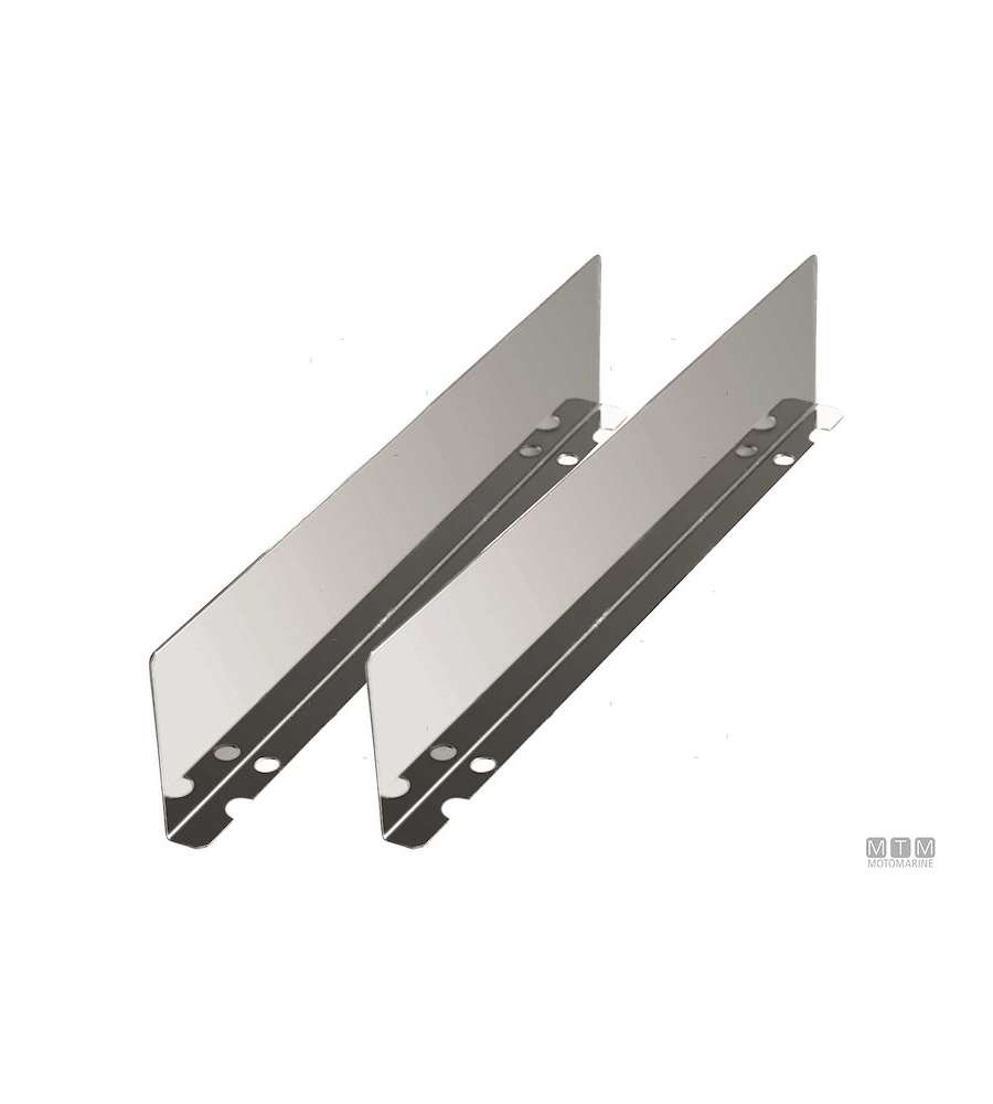 Techimpex Parafiamma per Cucine a Gas - Acciaio Inox - 355x65 mm