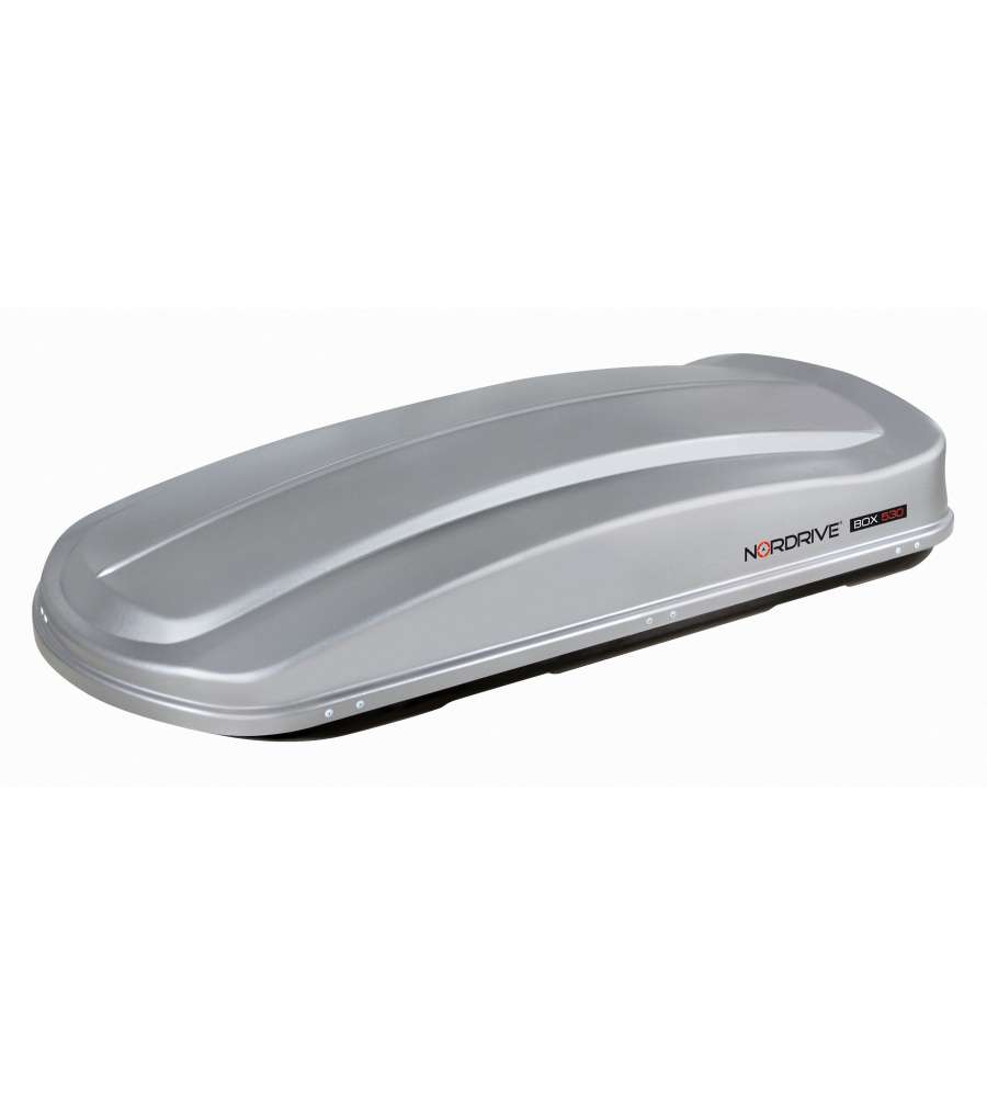 Box 530, Box Tetto In Abs, 530 Litri - Grigio Goffrato