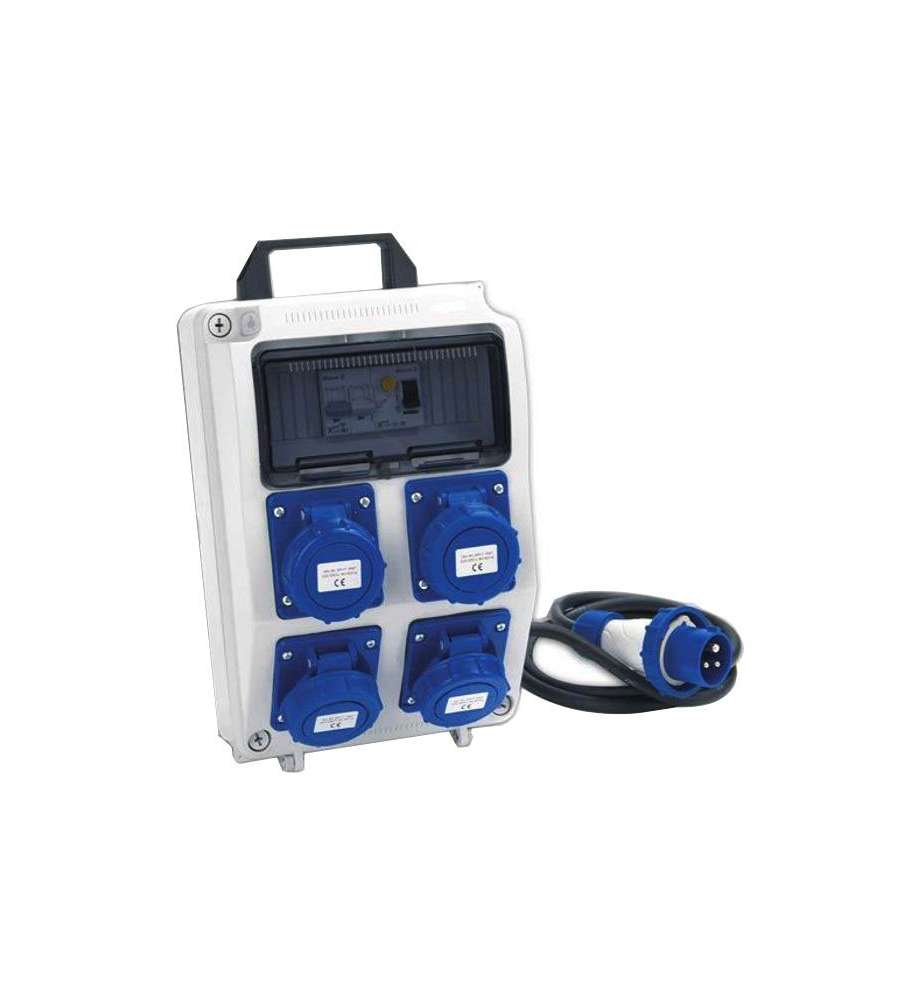 Quadro 4X2P+T Cee 16A IP55 M 2,5 Rosi