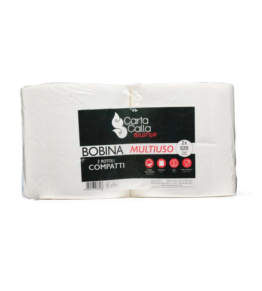 Bobina Multiuso 520 strappi 2pz
