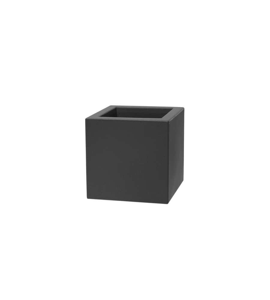 Vaso Schio Cubo 60 Antracite 58 x 58 x 58 cm