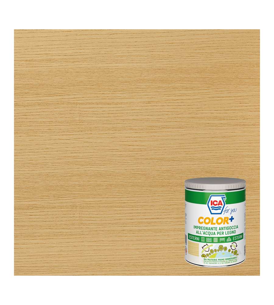 Color e Impregante per legno Rovere 0,75 l