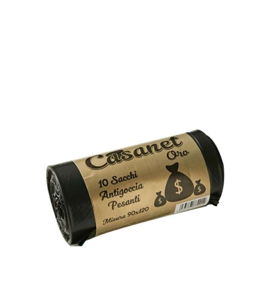 Casanet Sacchi per la spazzatura - Nero - 90x120 cm