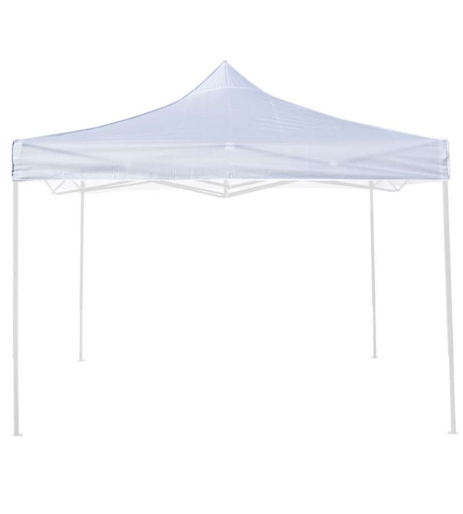 Telo tetto Bianco 3X3 impermeabile per ricambio gazebo richiudibile