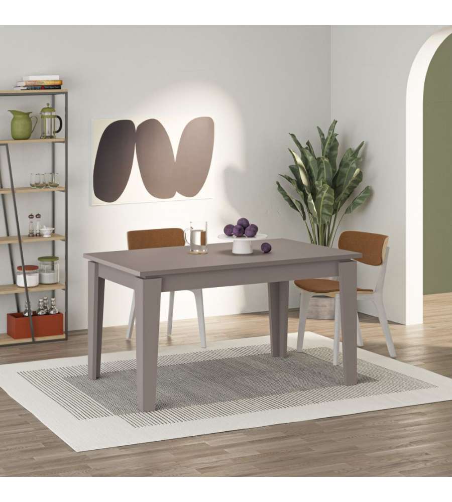 Tavolo allungabile Tolmen light mocha tortora 140x80 cm