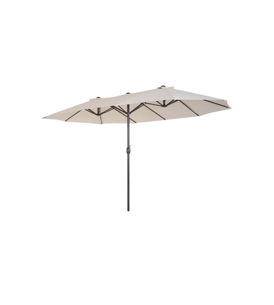Ombrellone Multiplo in Alluminio Ecru - 270 x 460 cm