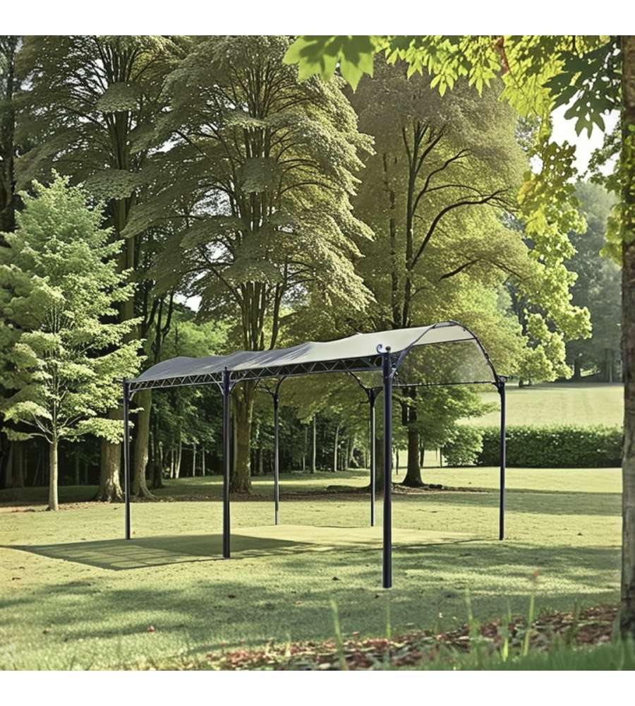 Domo Mea Gazebo Carport - Beige - 3x4 m