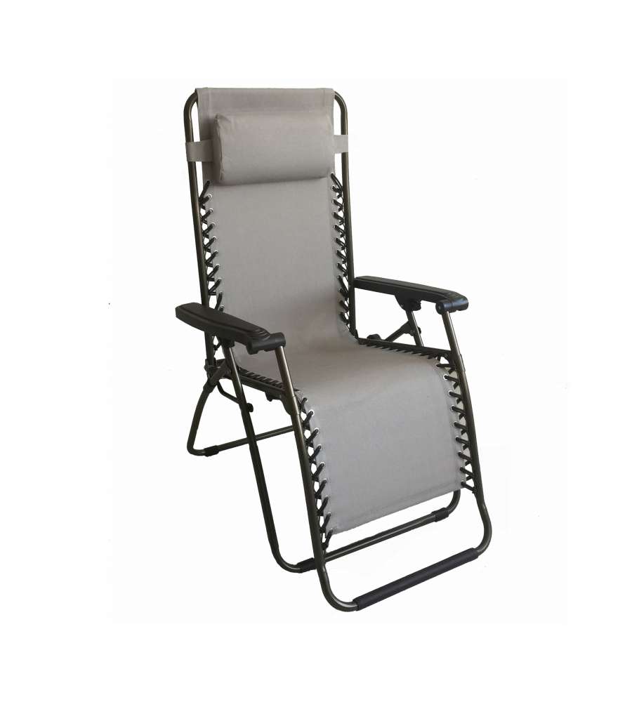 Sedia Sdraio Reclinabile Ecr - Pieghevole - 91x69x113 cm