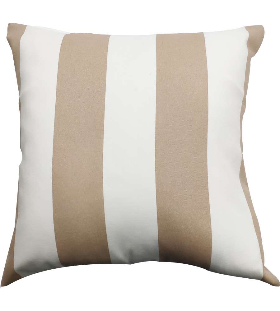 Cuscino righe beige