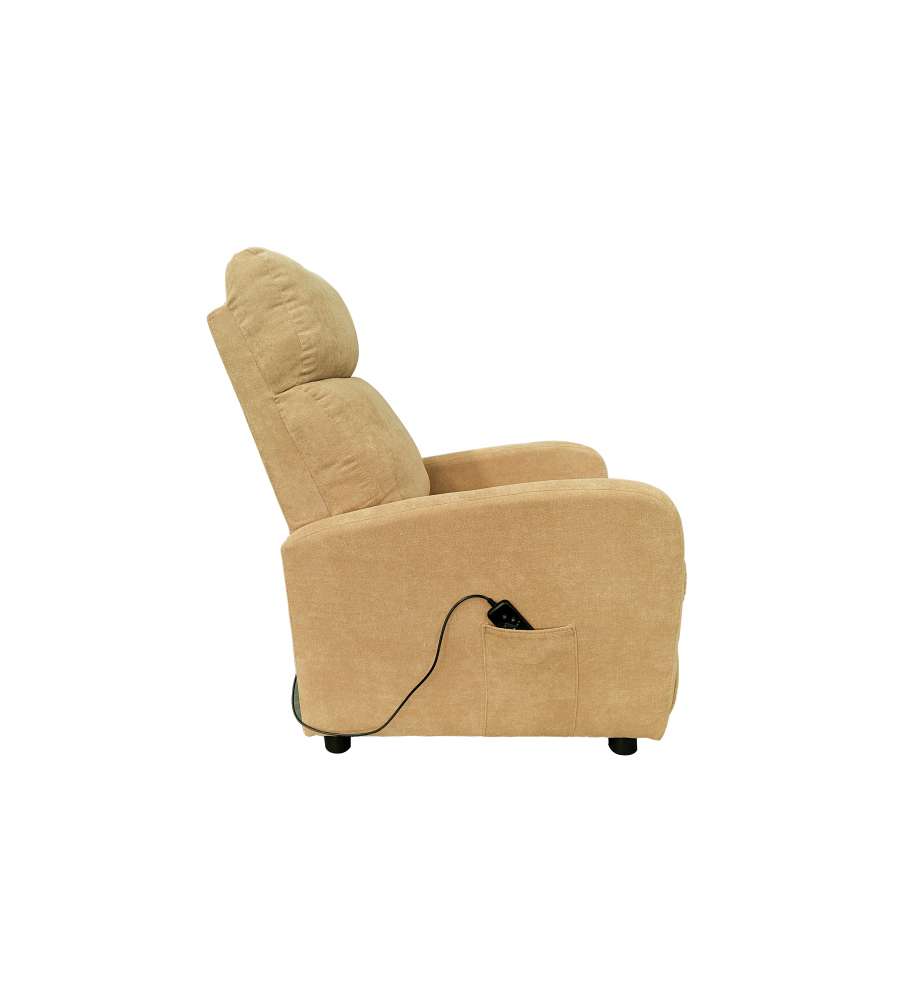 Domo Mea Poltrona Reclinabile Vibromassaggiante Crema - Comfort e Stile