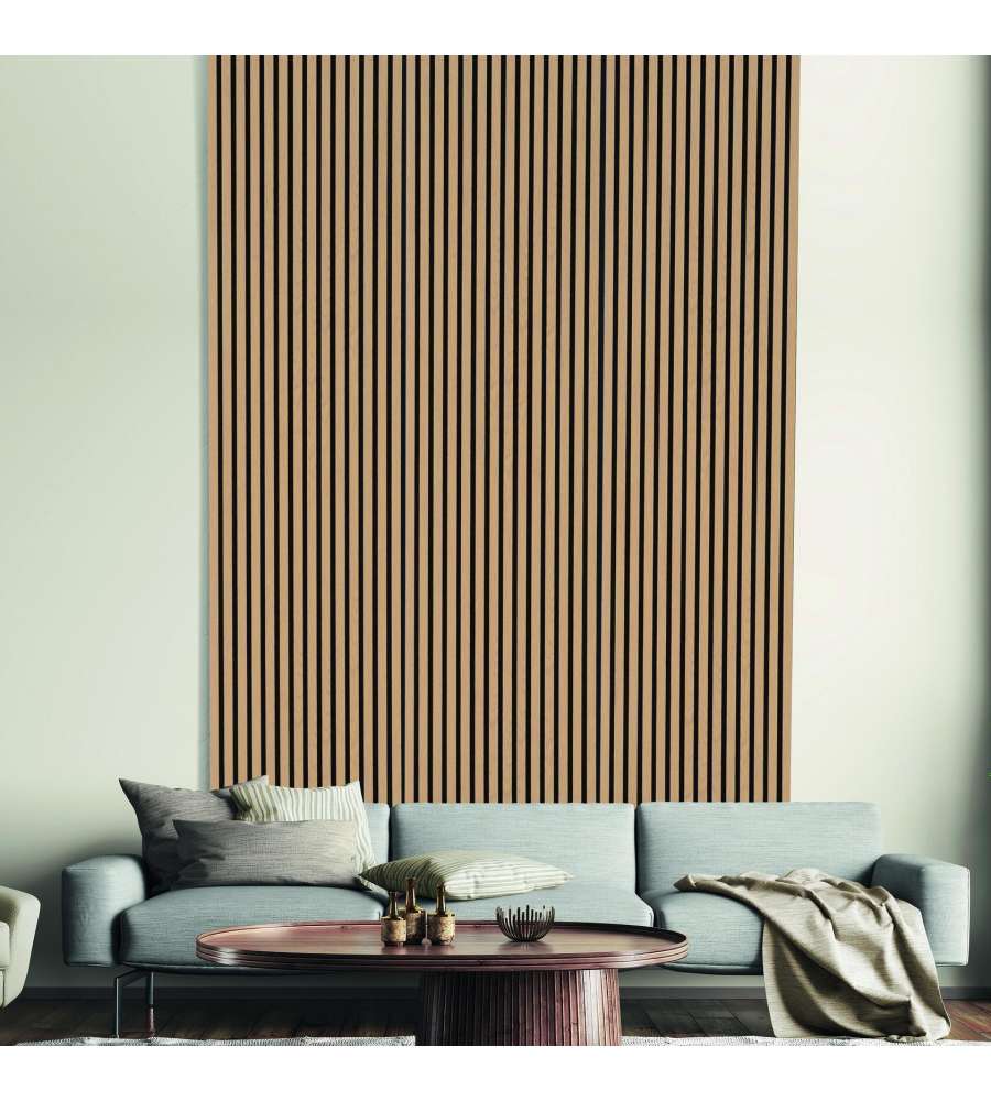 Dr.C Pannello Decorativo Fonoassorbente - Rovere Naturale - 2400x600 mm