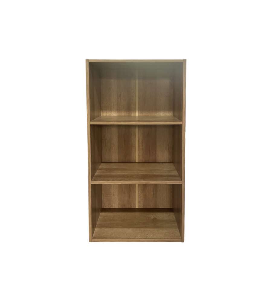 Libreria a 3 ripiani Color Legno 40x29x h 80 cm
