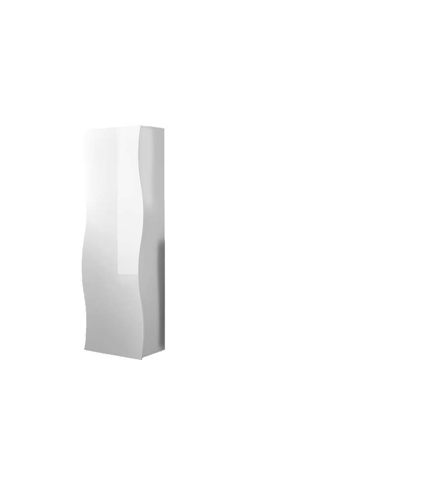 Web Furniture Armadio Onda Bianco Lucido - Design Italiano