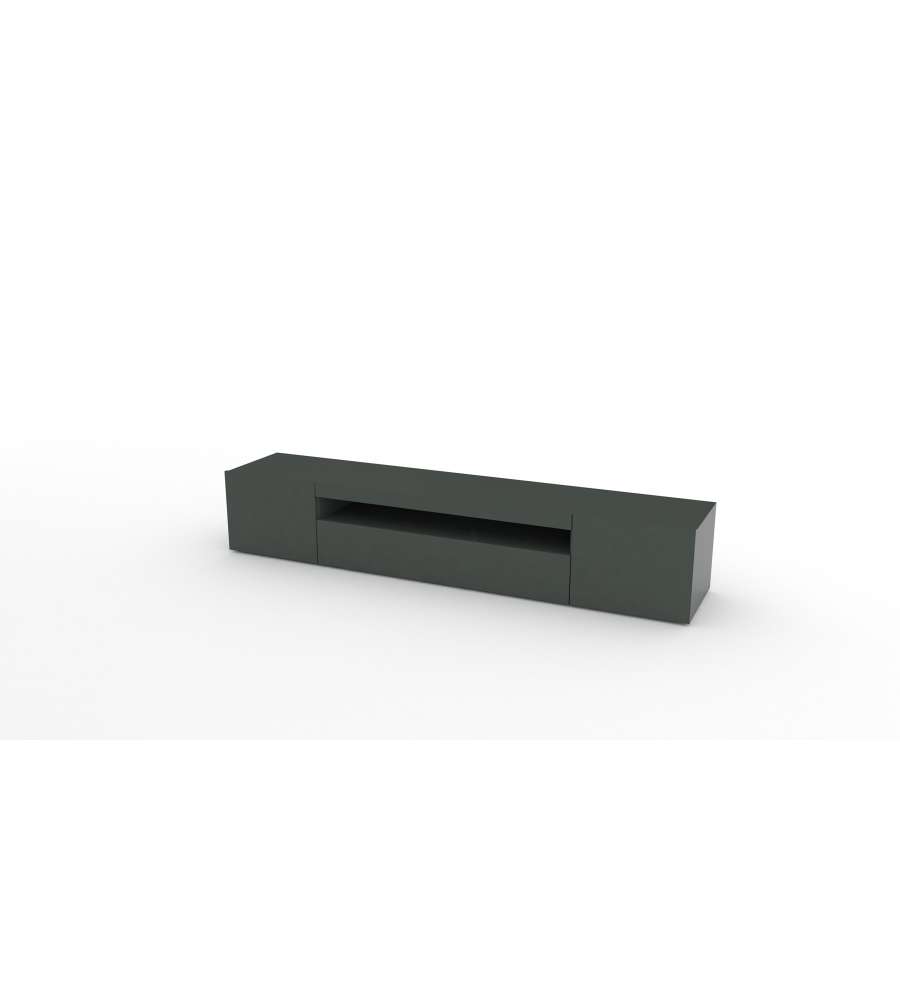 Web Furniture Porta TV Daiquiri Antracite Lucido - Design Italiano