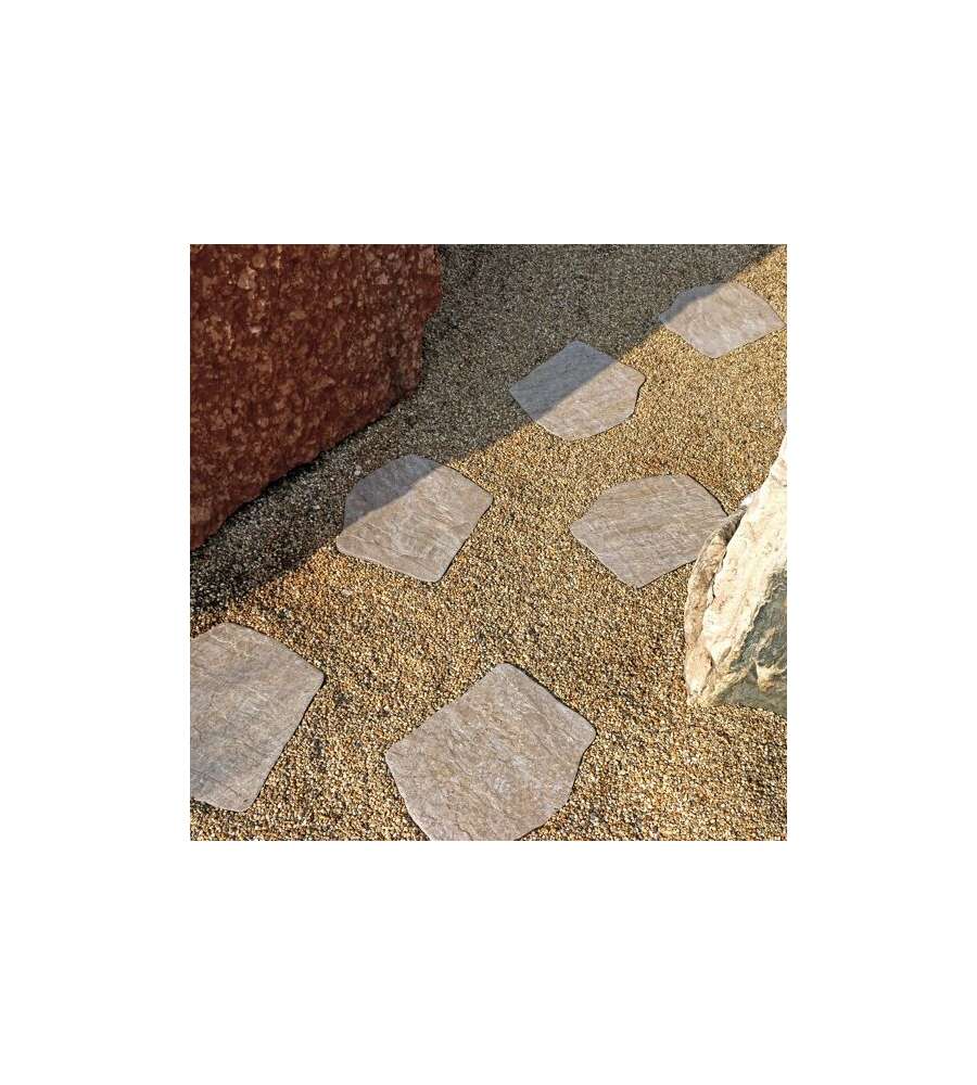 Granulati Zandobbio Passo Giapponese Barge Pietra Beige 42x32 cm
