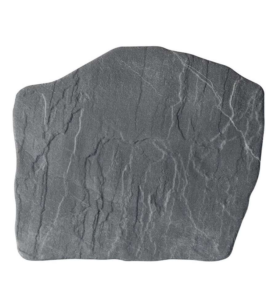 Granulati Zandobbio Passo Giapponese Ardesia Nero 42x32 cm - Giardino Decorativo