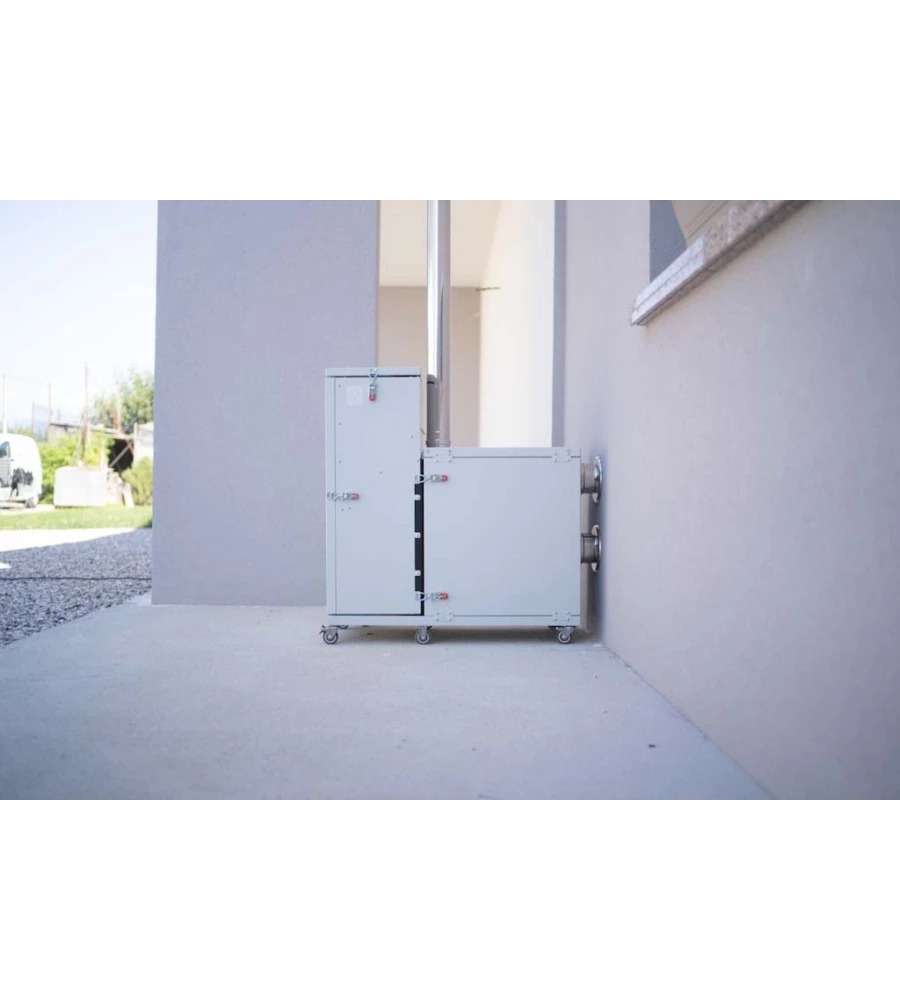 Stufa a Pellet Turbopellet Senza canna fumaria Pirox 12Kw