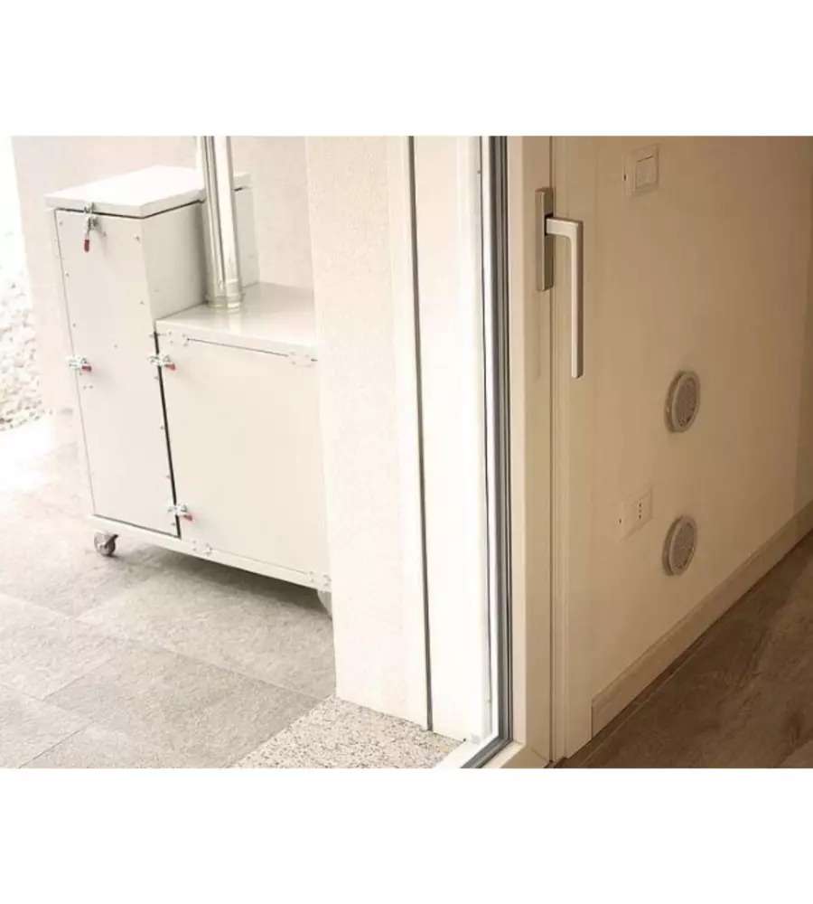 Stufa a Pellet Turbopellet Senza canna fumaria Pirox 12Kw