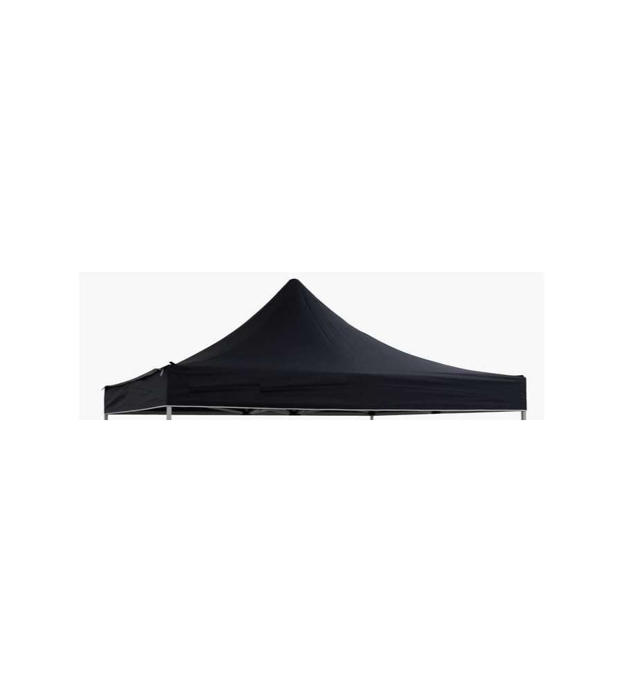 Telo tetto Nero 3X3 impermeabile per ricambio gazebo richiudibile EG49483