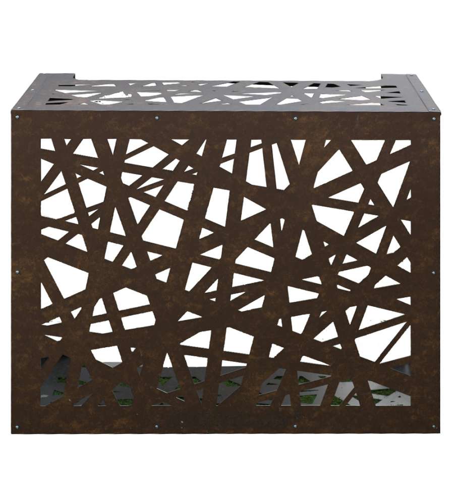 Divina Home Copricondizionatore Artist - Bronzo Corten - 86x44x68 cm