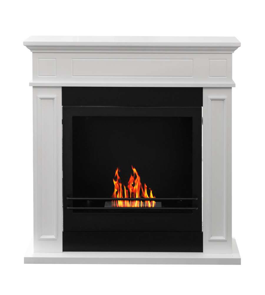 Divina Fire Camino a Bioetanolo JEFFERSON - Bianco - 90.5x89.5x28 cm