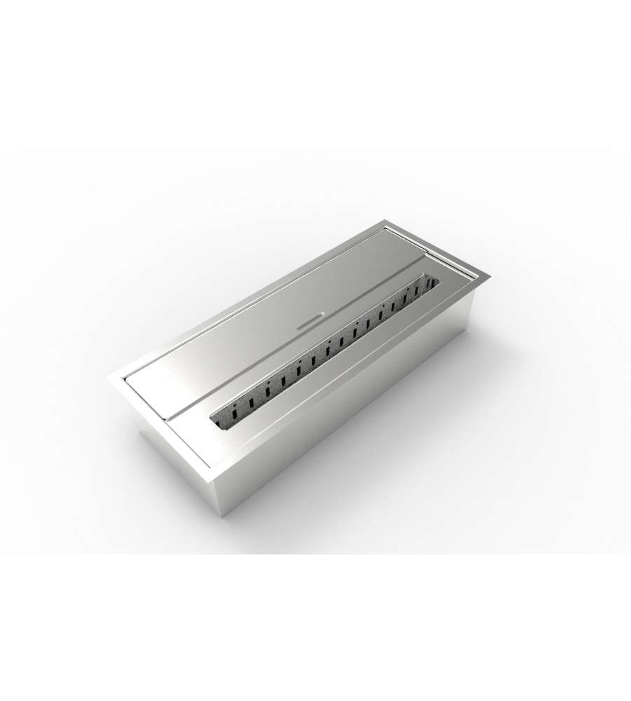Divina Fire Bruciatore Bioetanolo in Acciaio Inox - 3,5 lt