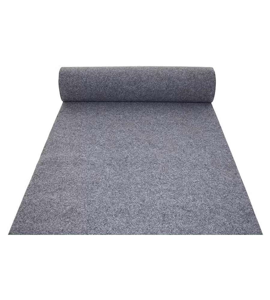 Tappeto moquette guida passatoia per interno esterno Grigia H 1 x 30 mt