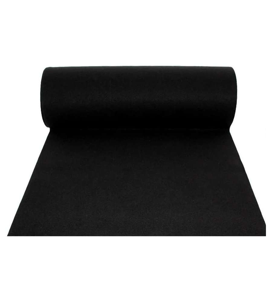 Tappeto moquette guida passatoia per interno esterno Nera H 1 x 30 mt