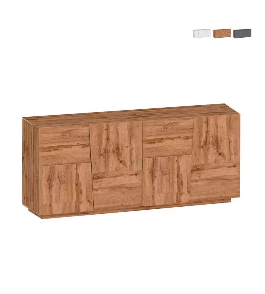 Web Furniture Madia Pongo Sideboard 200 Rovere Wotan 200x44x86 cm