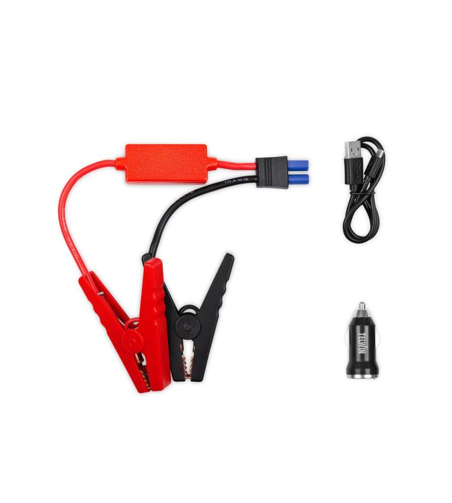Telwin Avviatore per auto Portatile Drive Mini 12V 6500mAh USB-C e Power Bank