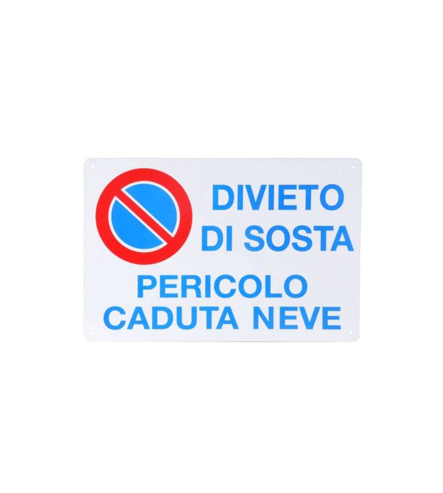 Cartello Pericolo Caduta Neve 30X 20 Alluminio