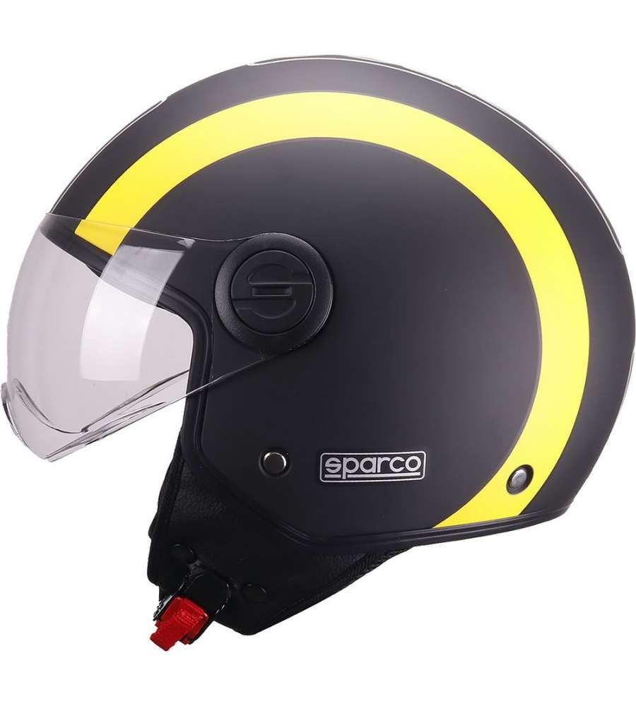 Casco Demi-Jet per moto Sparco con calotta in ABS Taglia M