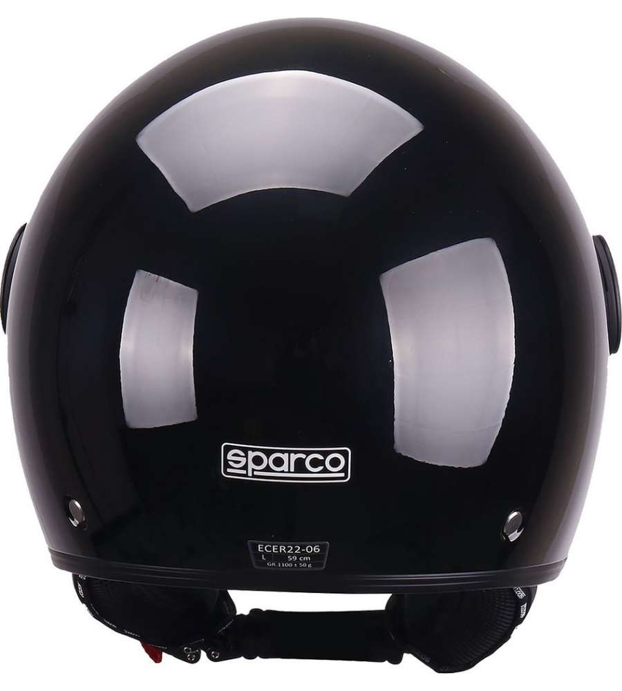 Casco Demi-Jet con Peak per moto Sparco con calotta in ABS Taglia XL