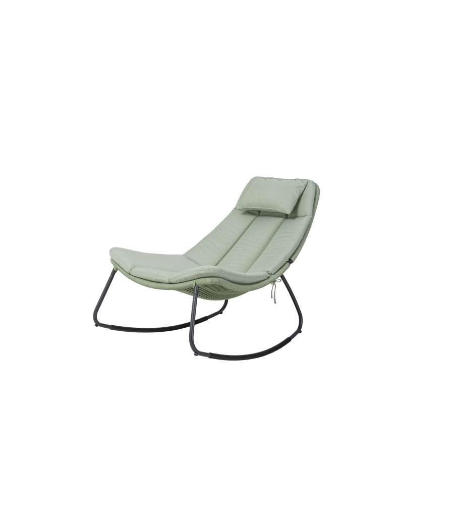 Giardini di Maggio Poltrona Dondolo Dalia Verde 126x95x90 cm Outdoor