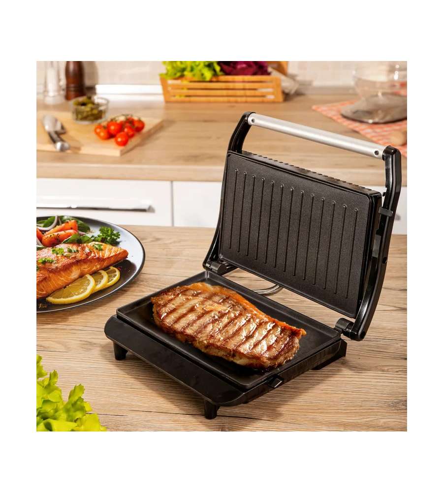 Piastra grill a doppia superficie