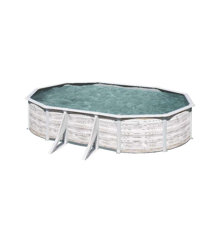 Piscina Ovale Decorazione Nordic 500x300 H 120