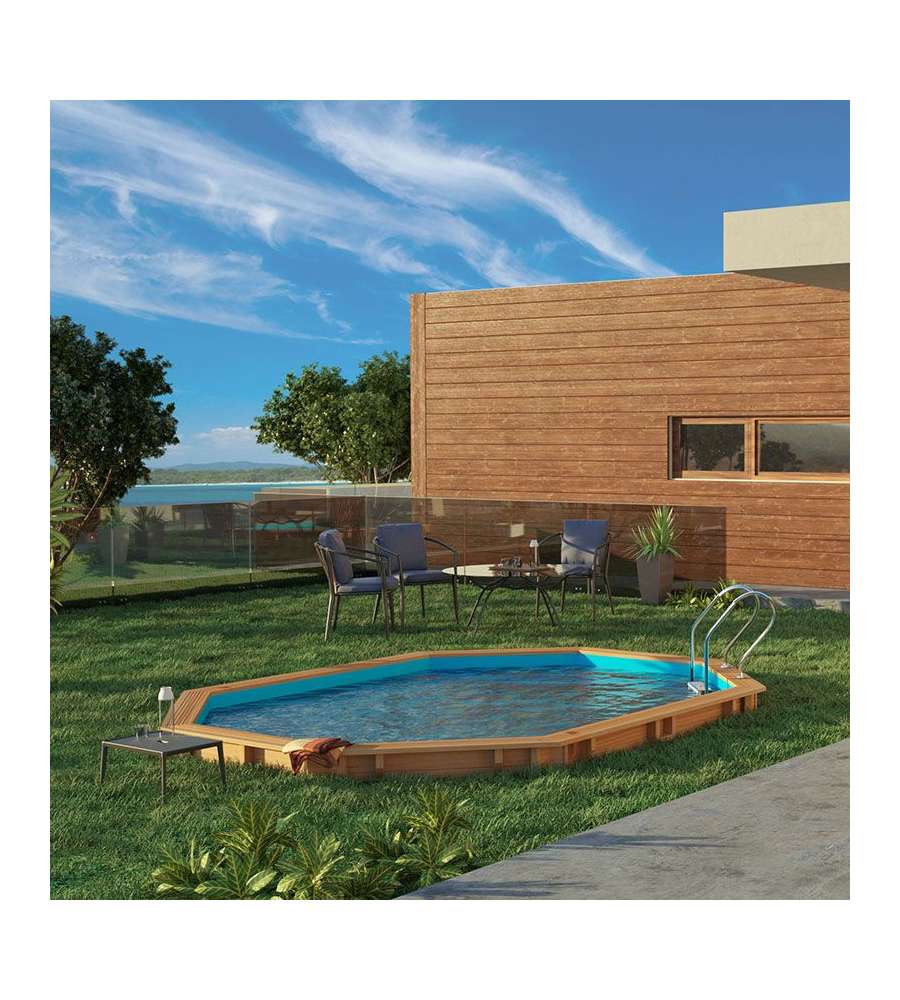 Piscina in legno Grenade 2