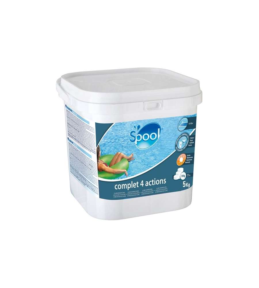 Gre Manutenzione Piscine 4 Effetti - Pastiglie 5 Kg