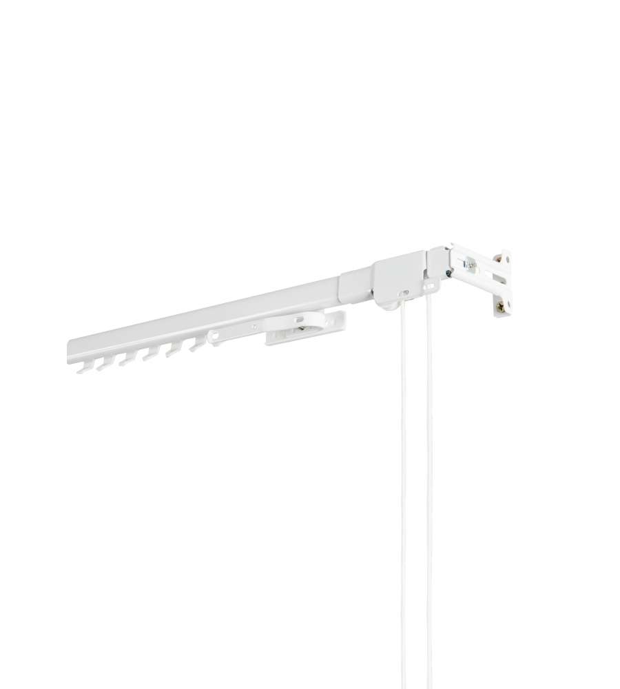 Binario rinforzato estensibile 120-210 cm Bianco