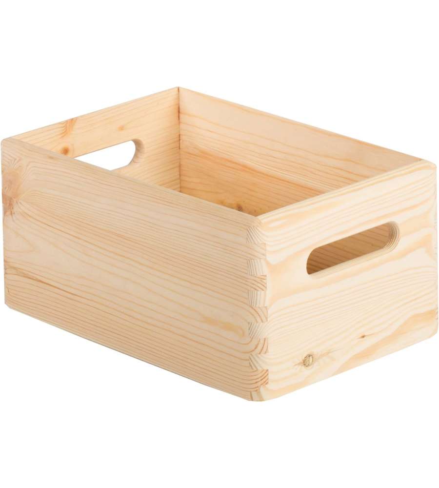 Astigarraga Cassetta in Legno di Pino - 30 x 20 x 14 cm