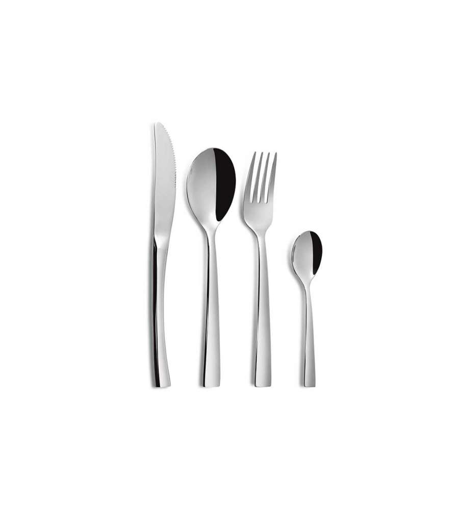 Set 24 posate acciaio inox