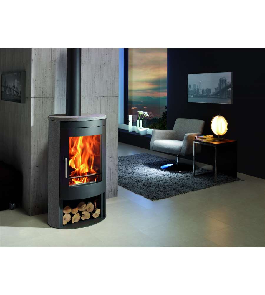Stufa a legna Oval 3 Stones 5S Panadero 8,2 kW