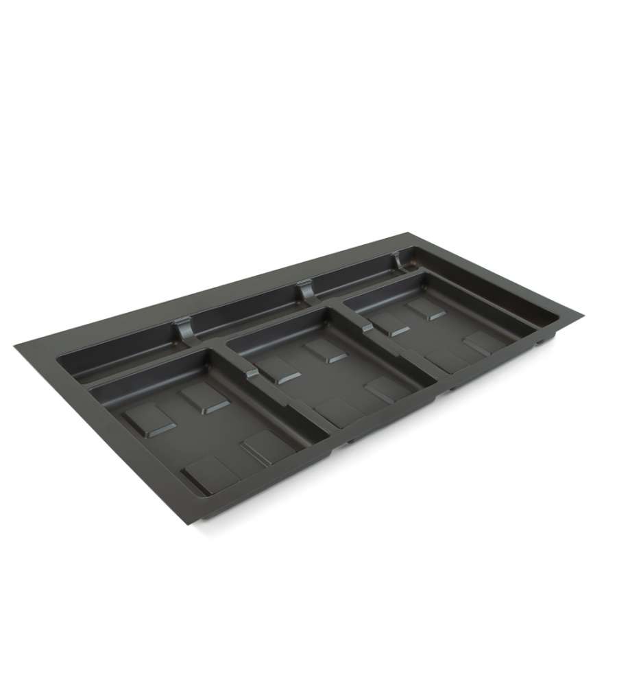 Emuca Base per contenitori cassetti da cucina Grigio