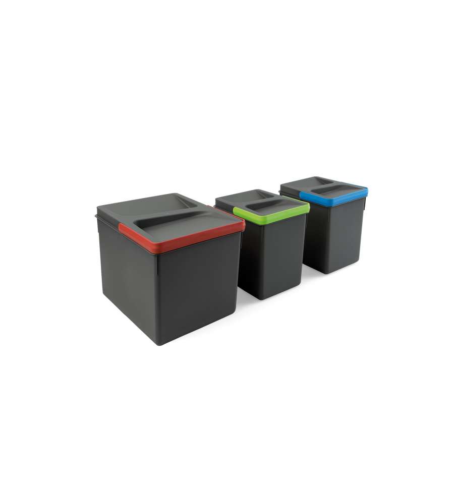 Emuca Contenitori Per Cass. Recycle H216 1X12+2X6