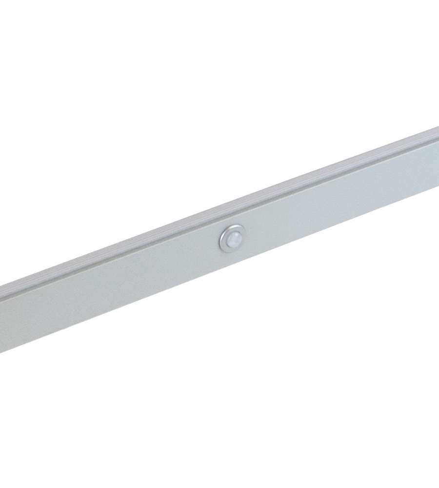 Emuca Barra appendiabili per armadi con luce LED, regolabile 408-558 mm, Anodizzato opaco