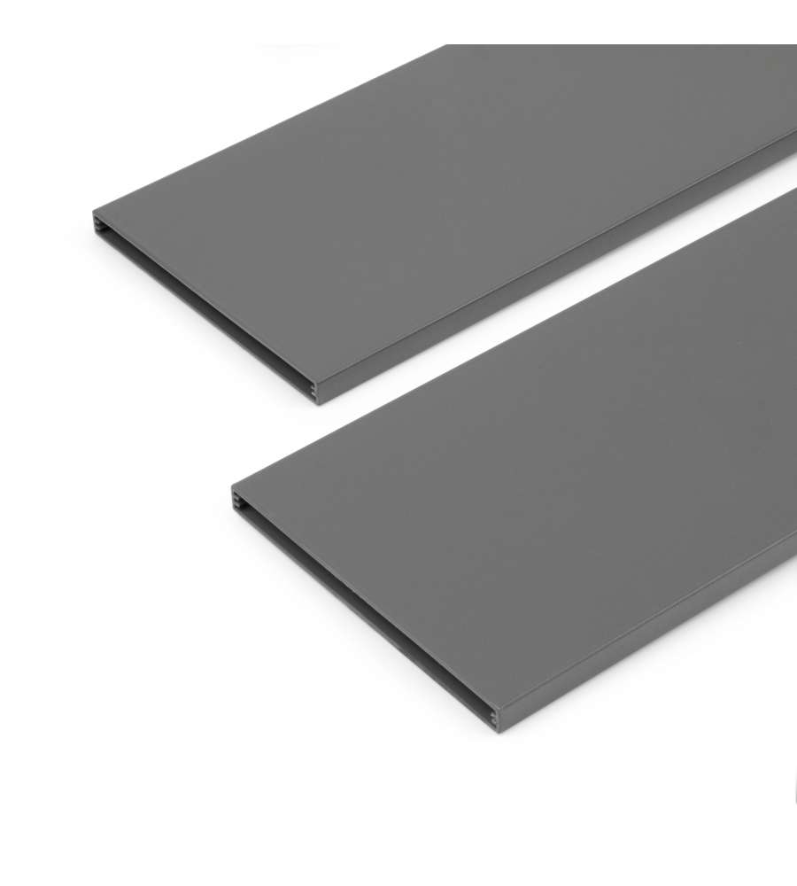 Emuca - Organizzatori Cassetti Vertex-Concept Grigio Antracite 16x51 cm