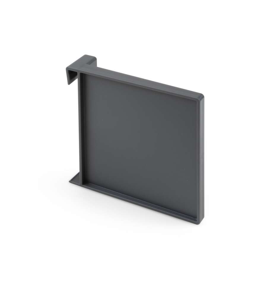 Emuca - Organizzatori Cassetti Vertex-Concept Grigio Antracite 16x51 cm